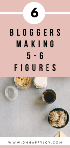 BLOGGERS MAKING 5-6 FIGURES