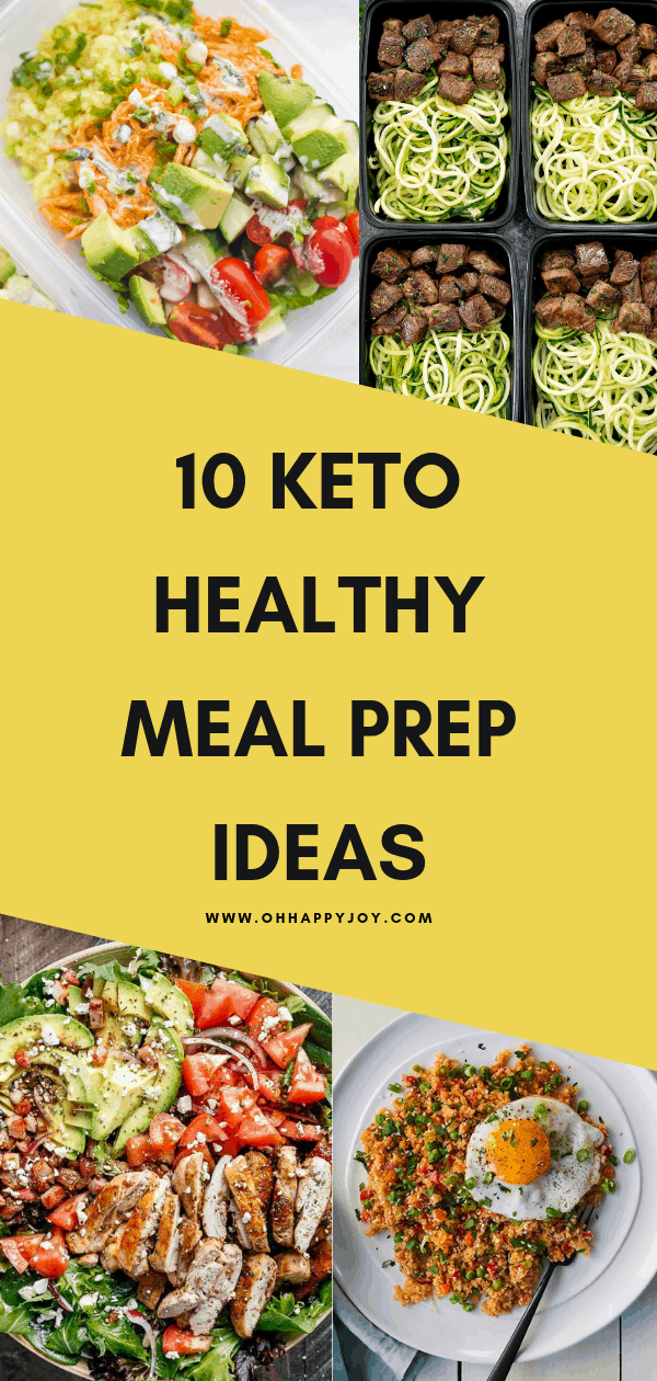 10 KETO MEAL PREP RECIPES