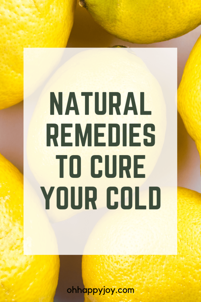 NATURAL REMEDIES TO CURE YOUR COLD