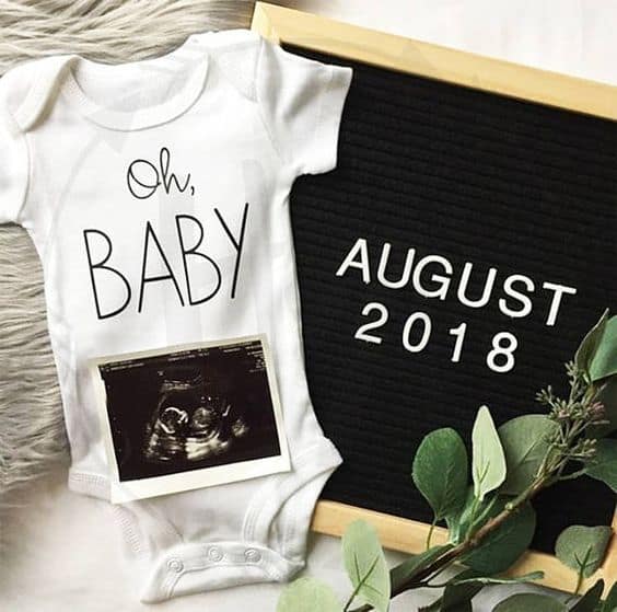Baby Onesie Pregnancy Announcement