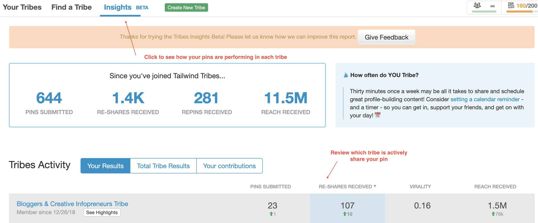 Tailwind Tribe Analytics