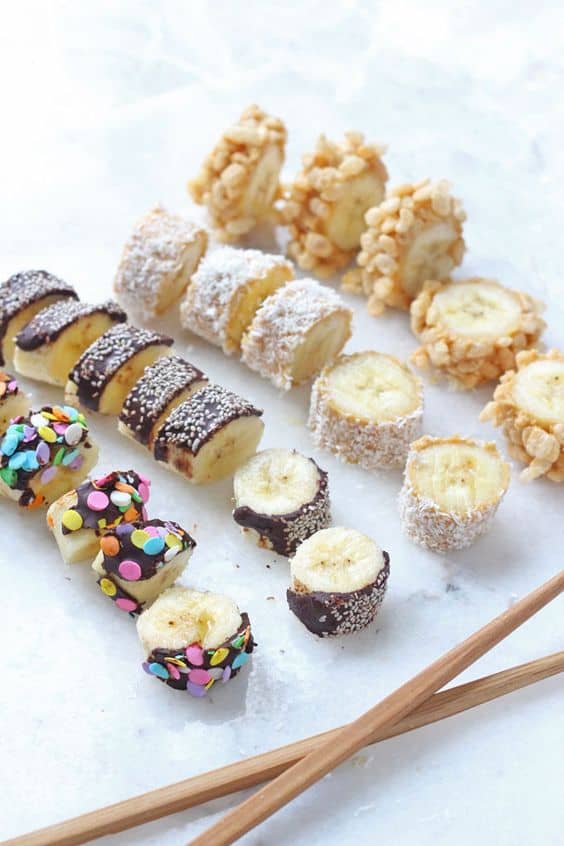 Healthy Kids Snack - Banana Sushi