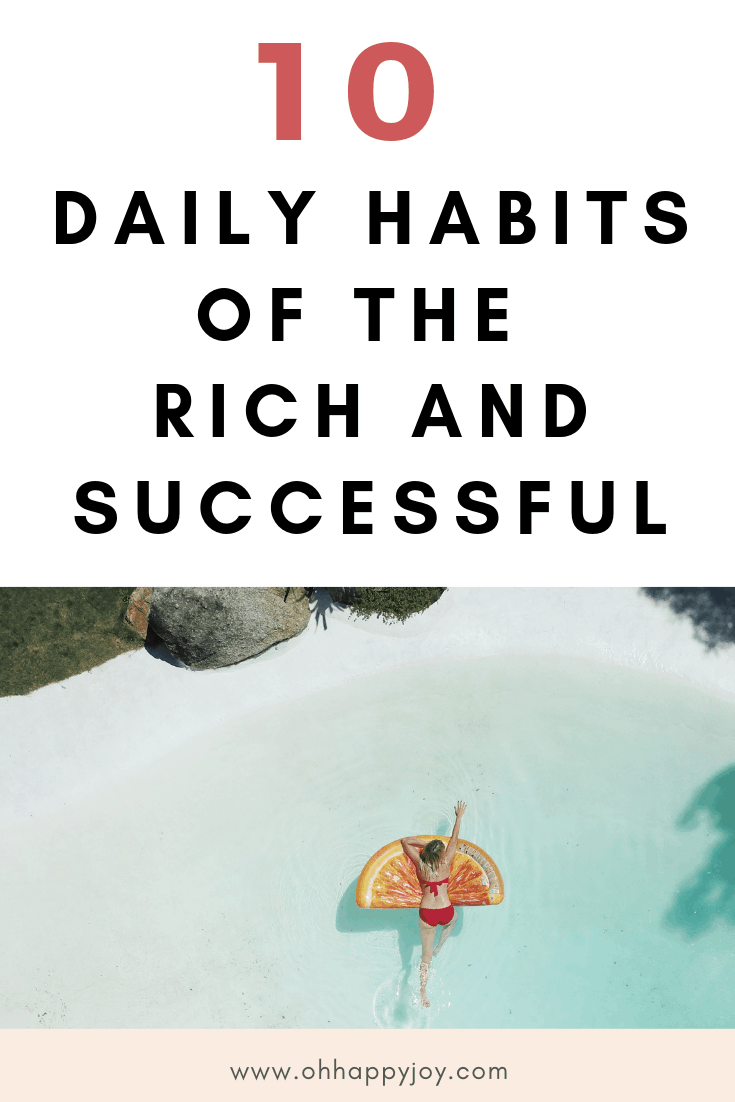 habits of successful people