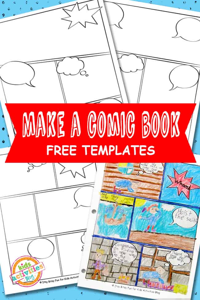 Comic Book Template - 23 Quiet Indoor activities