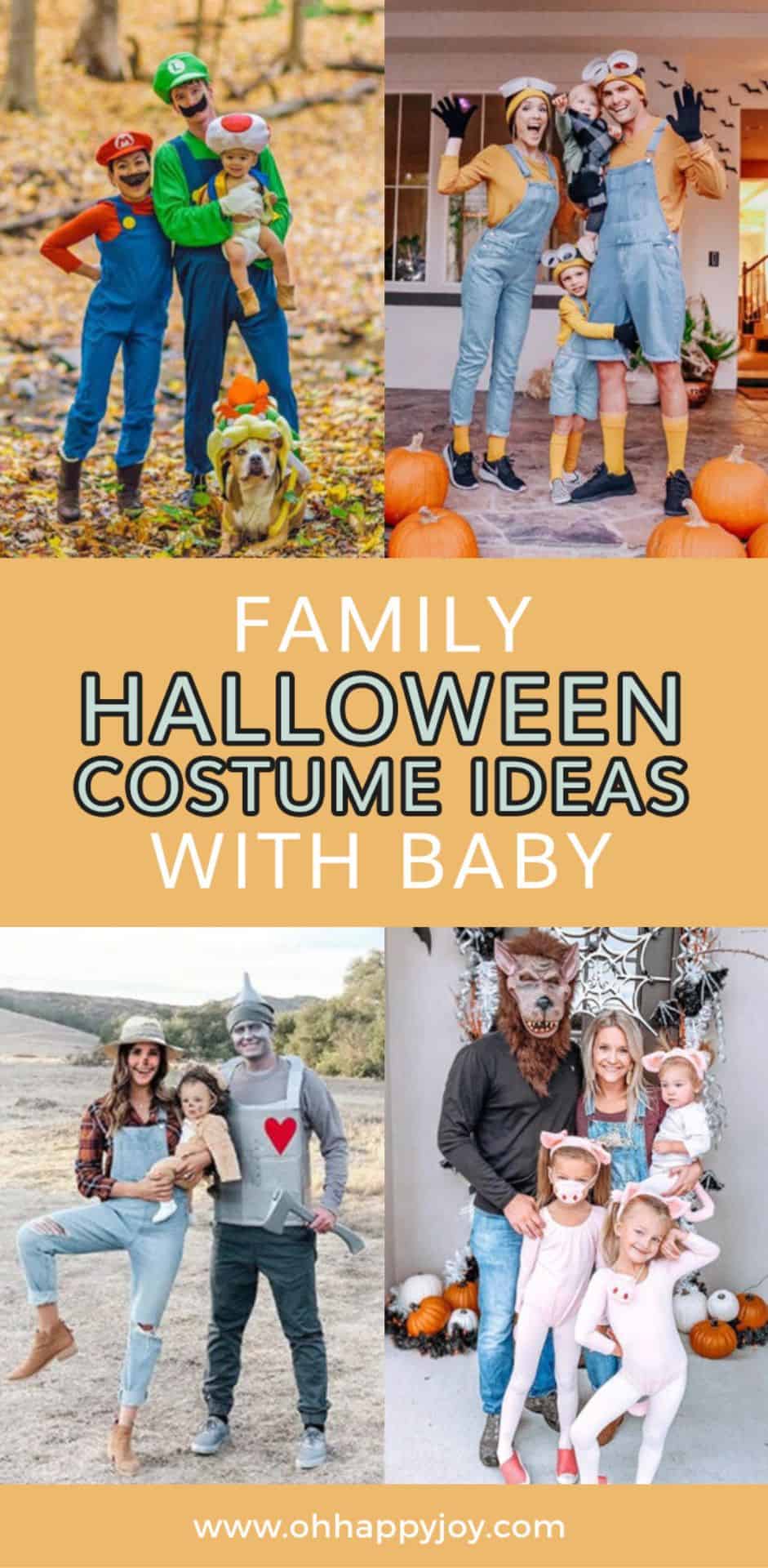 FAMILY HALLOWEEN COSTUMES WITH BABY