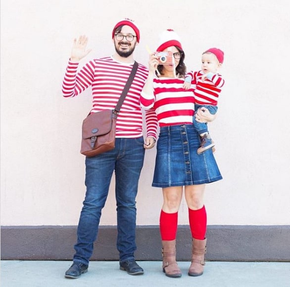 Family Halloween Costumes With Your Baby - Finding Waldo