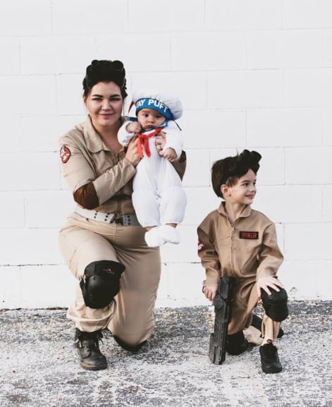 Family Halloween Costumes With Your Baby - Ghost Buster