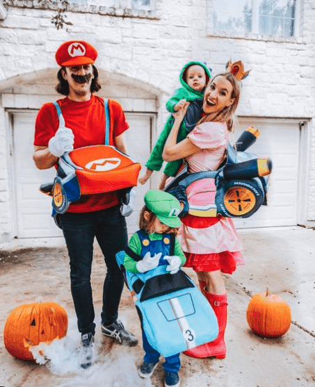 Super Mario Family Halloween Cotume