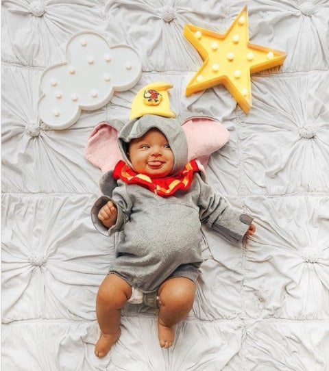 Family Baby Halloween Costumes - Dumbo Baby Halloween Costumes