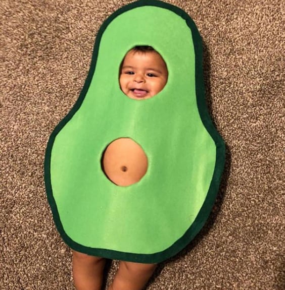 Funny Baby Halloween Costumes - Avocado Baby Halloween Costume