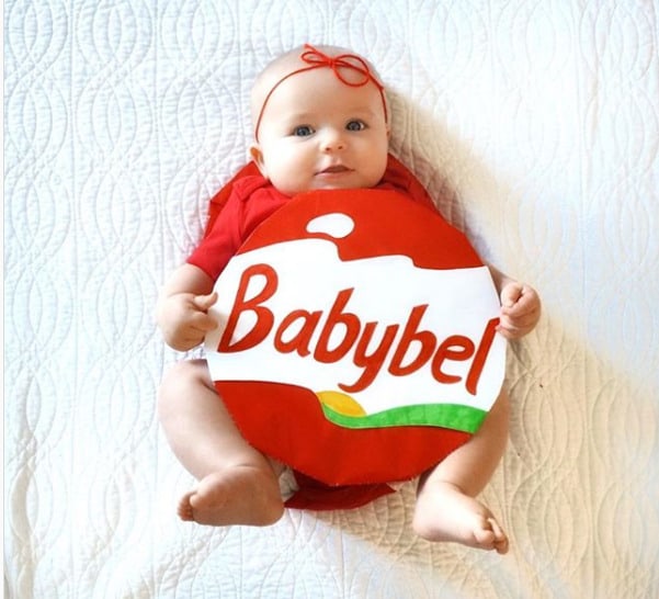 Funny Baby Halloween Costumes - Babybel Cheese baby Halloween costume