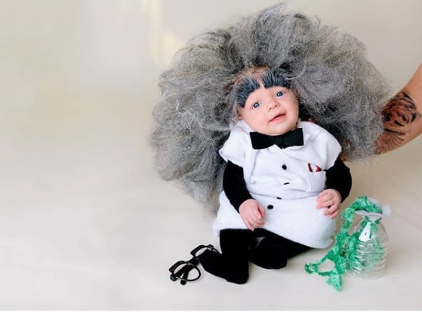 Funny Baby Halloween Costumes - Mad Scientist Baby halloween Coatume