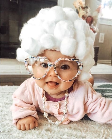 funny baby halloween costumes - old lady baby halloween costumes 