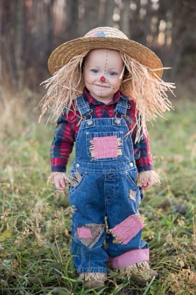 Funny Baby Halloween Costumes - Scarecrow Baby Halloween costume