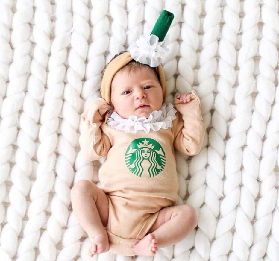 Funny Halloween Costume - Baby Starbucks