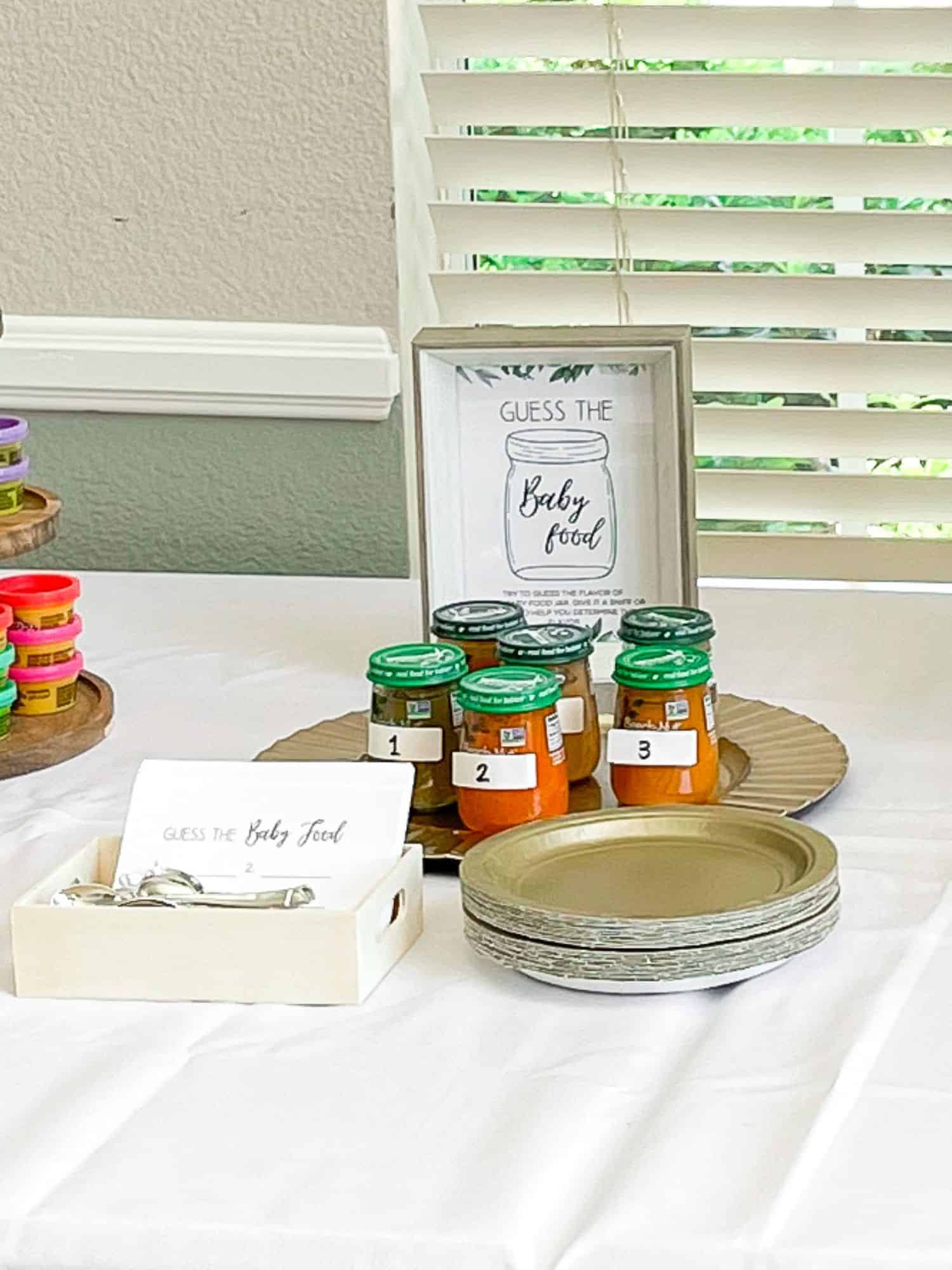 Guess the baby food game