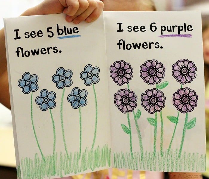 Learning Printables For 2 Year Old - FREE Counting flowers worksheet