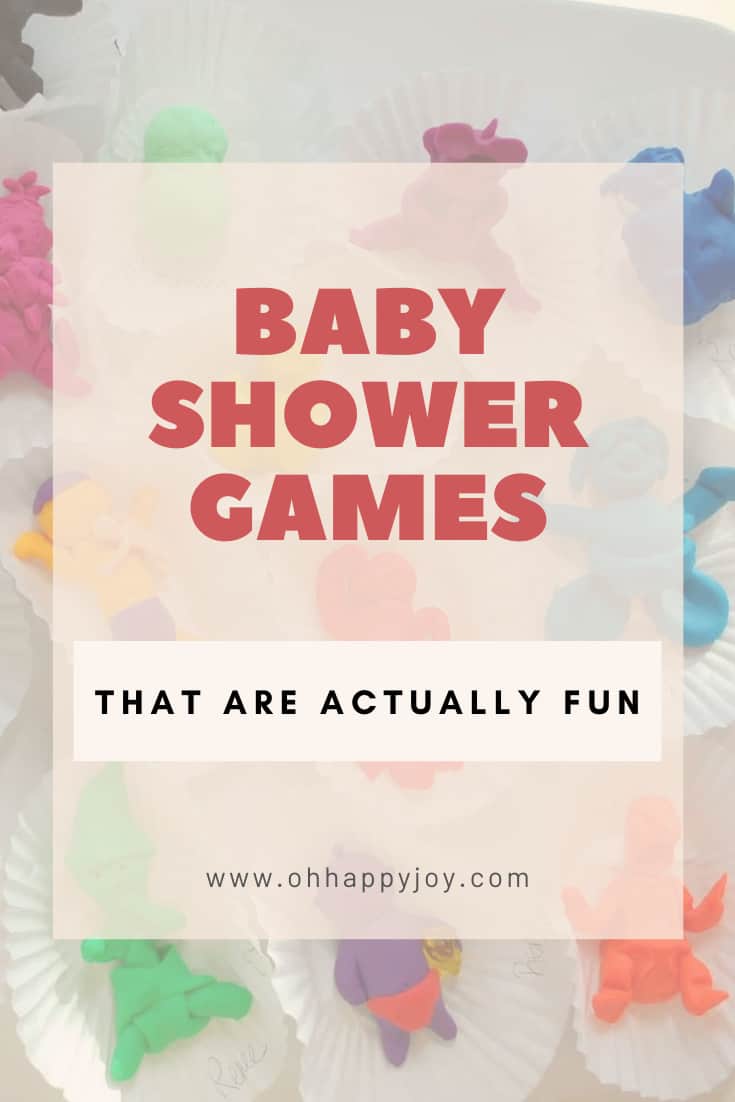 baby shower games that are actually fun