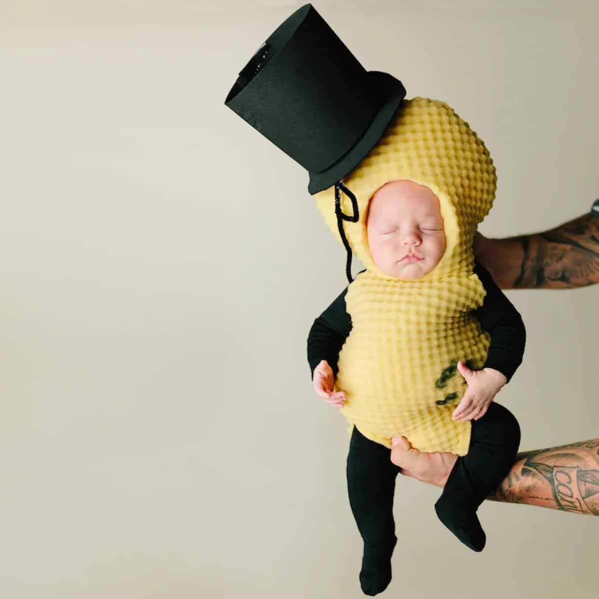 mr peanut baby halloween costume