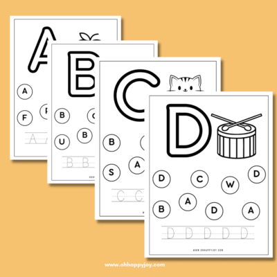 Learning Printables For 2 Year Old - Oh Happy Joy!
