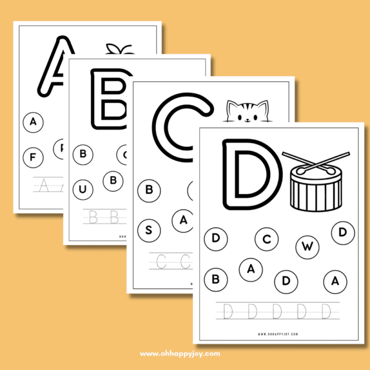 Learning Printables For 2 Year Old - Oh Happy Joy!