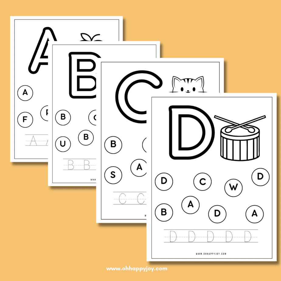 Learning Printables For 2 Year Old - Oh Happy Joy!