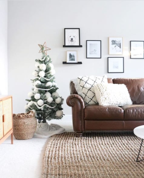 modern and neutral christmas decor ideas - our evryday home