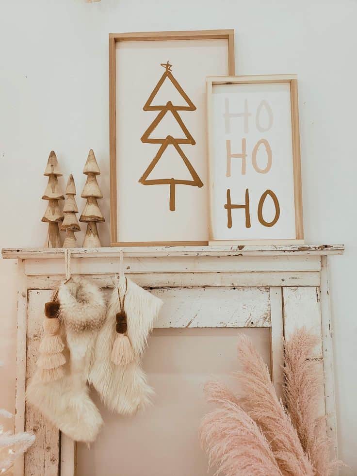 modern and neutral christmas decor ideas - shop love and grey