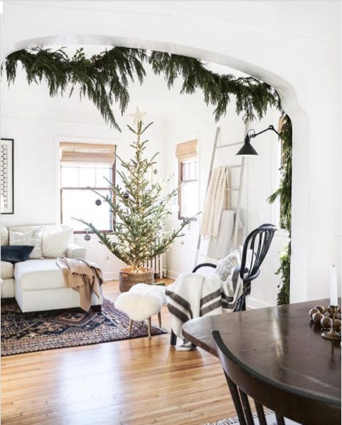 modern and neutral christmas decor ideas - audrey crisp interiors