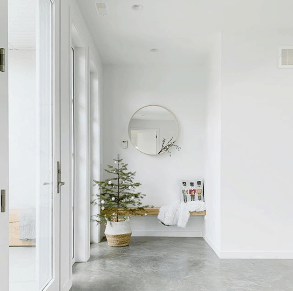 modern and neutral christmas decor ideas - courtney ungaro space and design