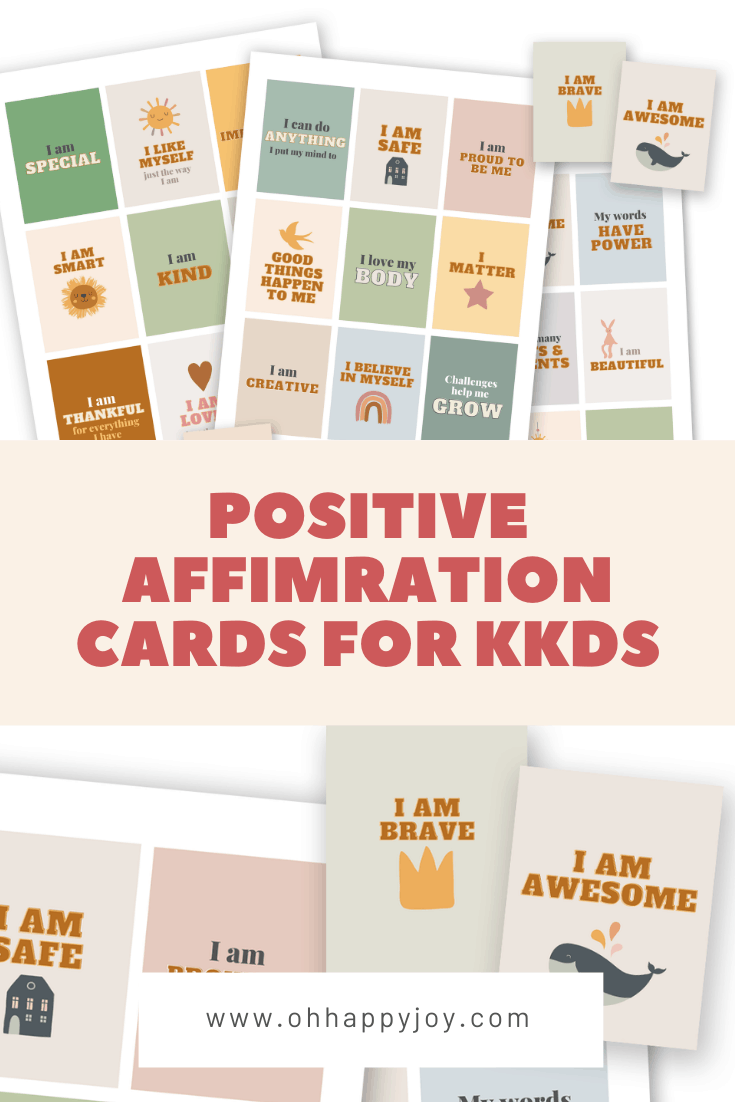 positive affirmation cards for kids