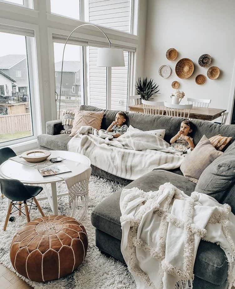 kid friendly living room - kid friendly fabric couches