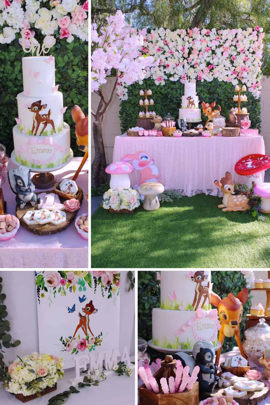 Bambi 1st birthday theme