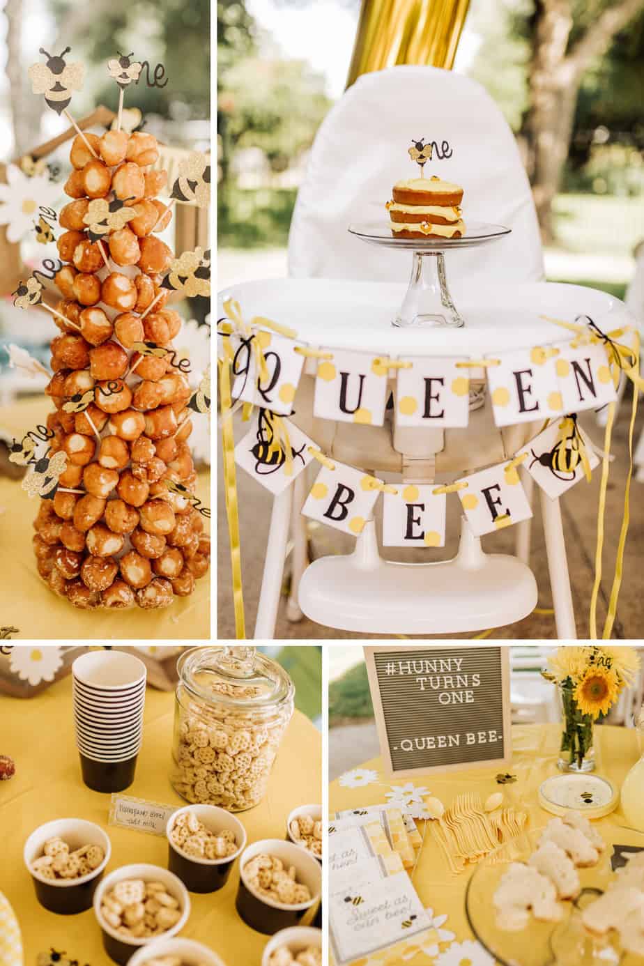 Queen Bee 1st Birthday Theme