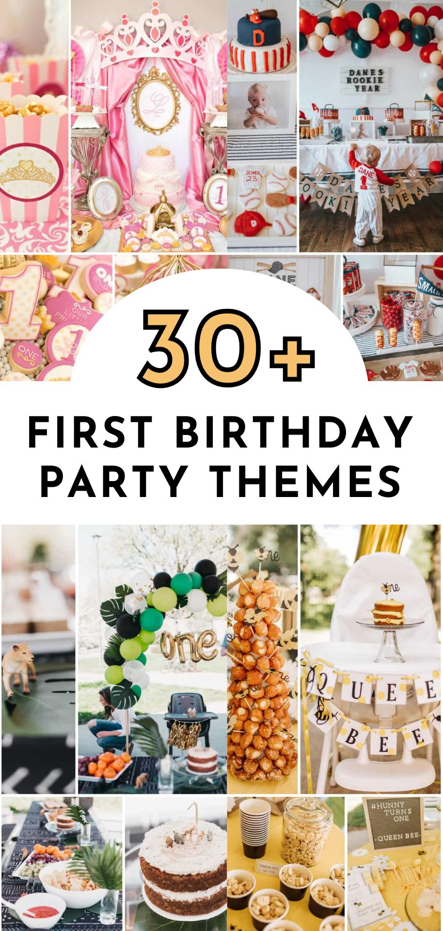 30+ First Birthday Party Themes