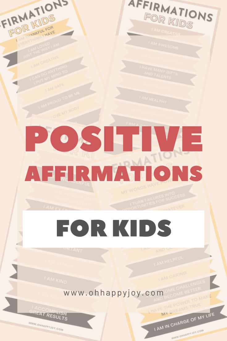 Positive Affirmations for Kids