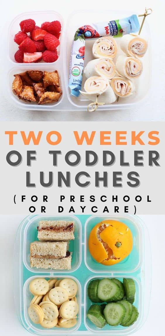 preschool lunch ideas daycare