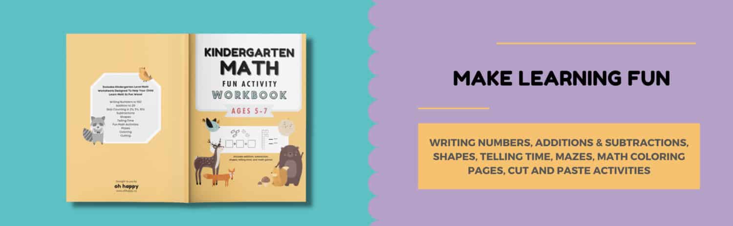 kindergarten math workbook