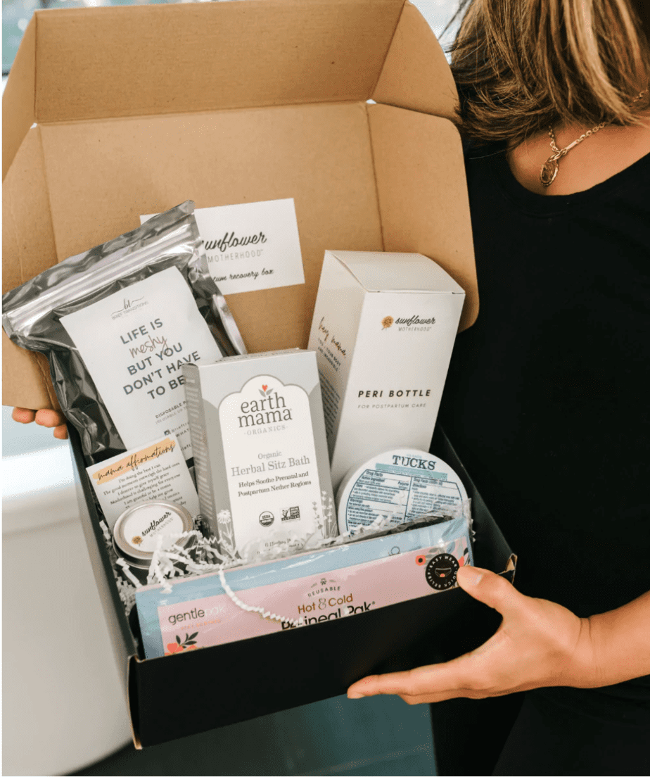 Postpartum recovery kit