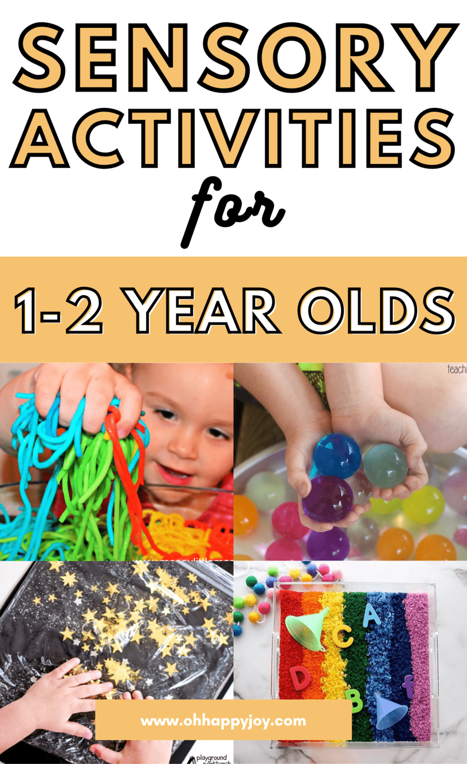 Sensory Activities For 1-2 Year Olds