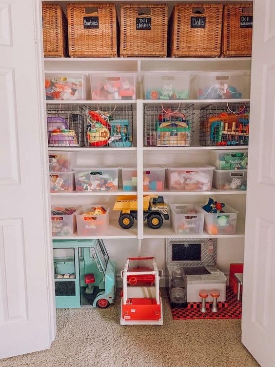 Simple Playroom Storage Ideas