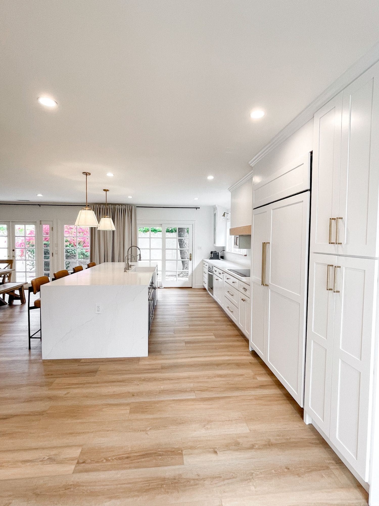 kitchen remodel with wall removal