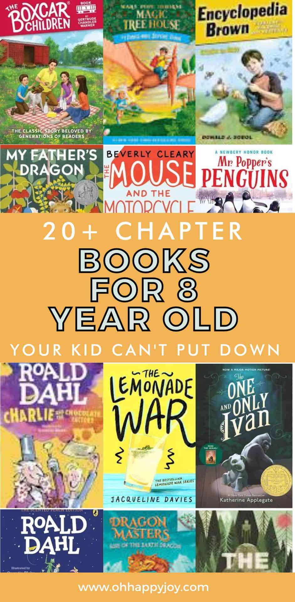 BEST BOOKS FOR 8 YEAR OLDS