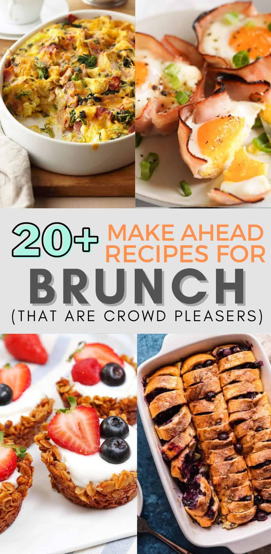 Brunch Recipes To Make Ahead