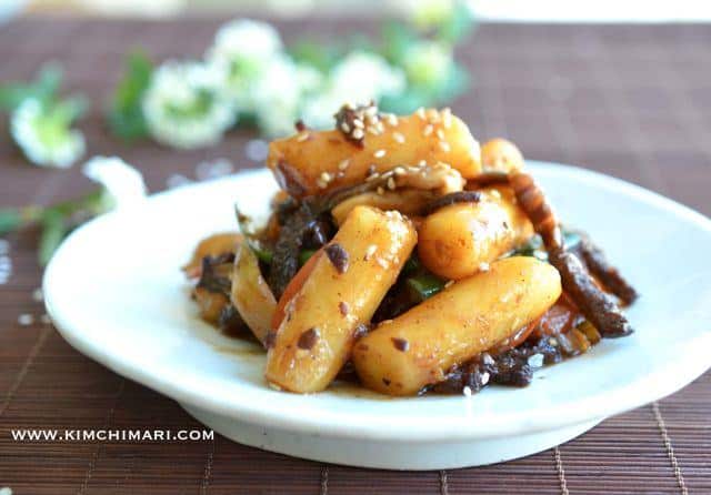 Gungjung Tteokbokki Rice Cake Stir Fry With Soy Sauce