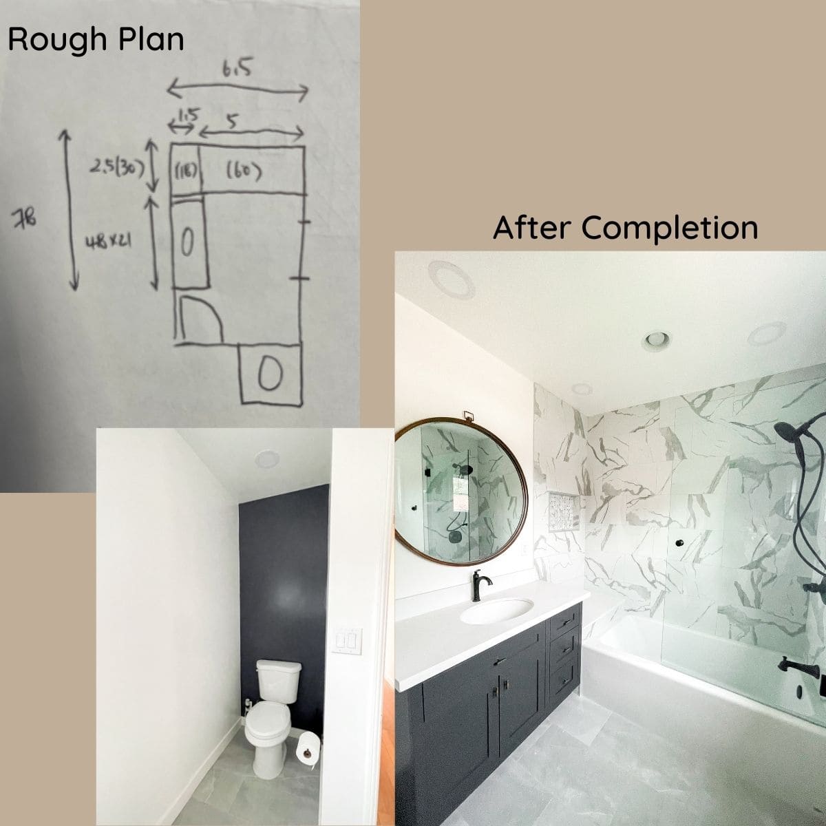 bathroom layout