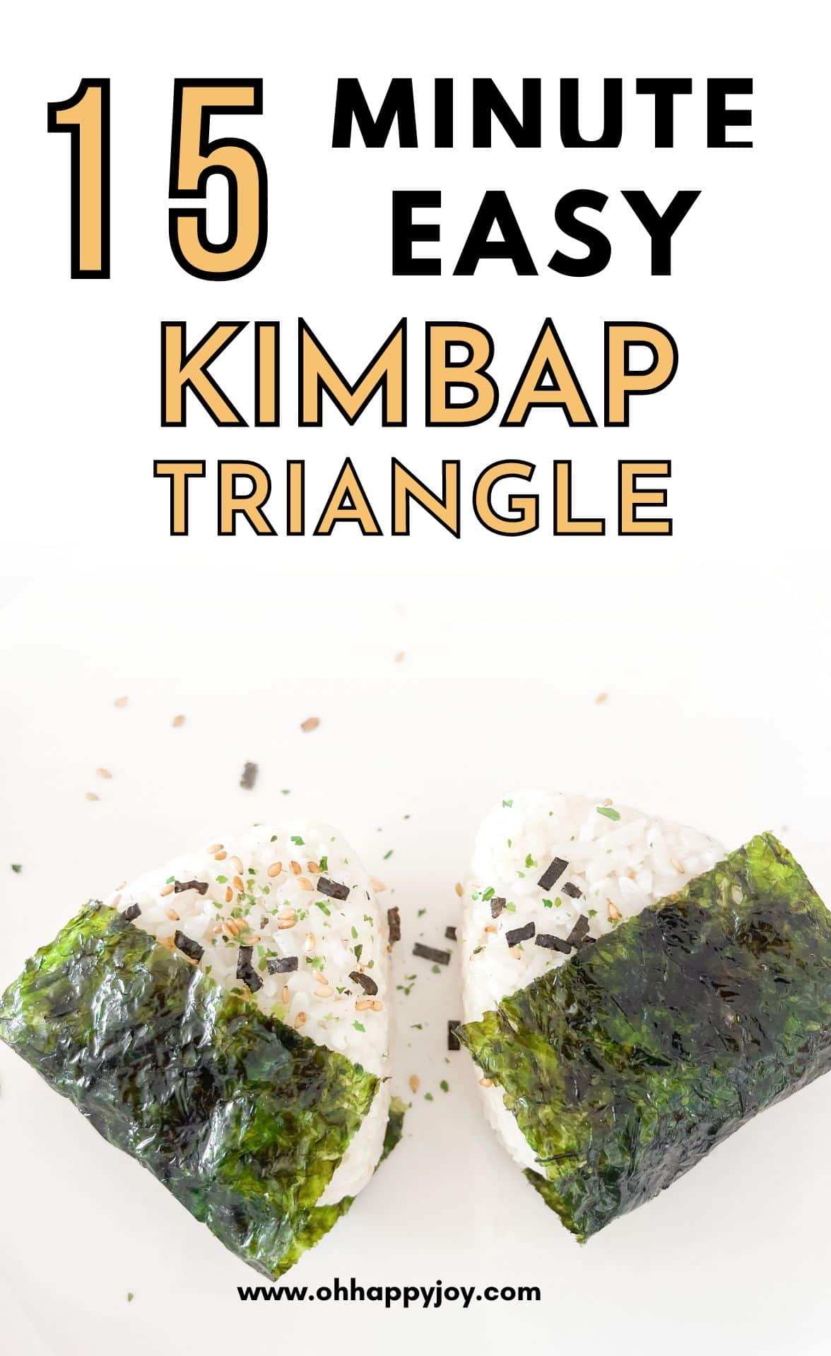 Gimbap Triangle recipe - tuna