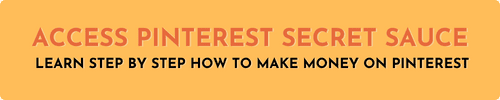 pinterest secret sauce =- make money with pinterest