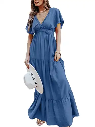Blue or Pink Maternity Dress