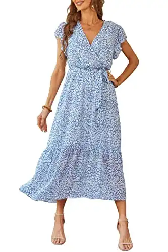 Women's Bohemian Floral Dress